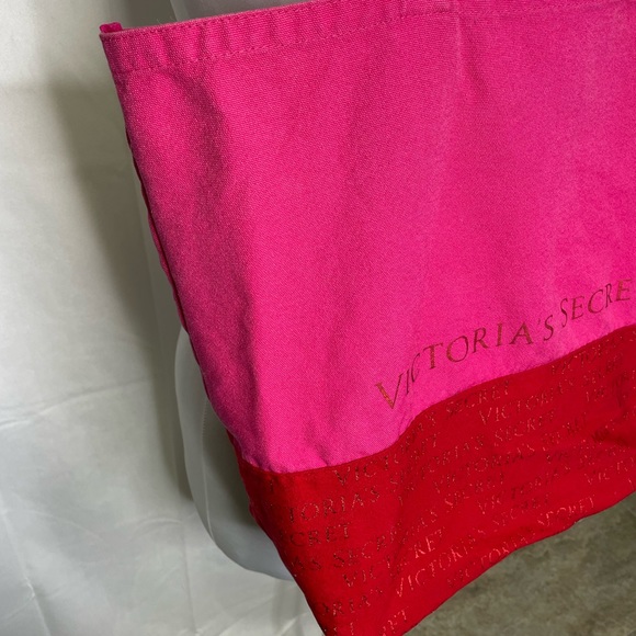 Victoria’s Secret Canvas Tote: Size Large 19x15x7 - Picture 2 of 12